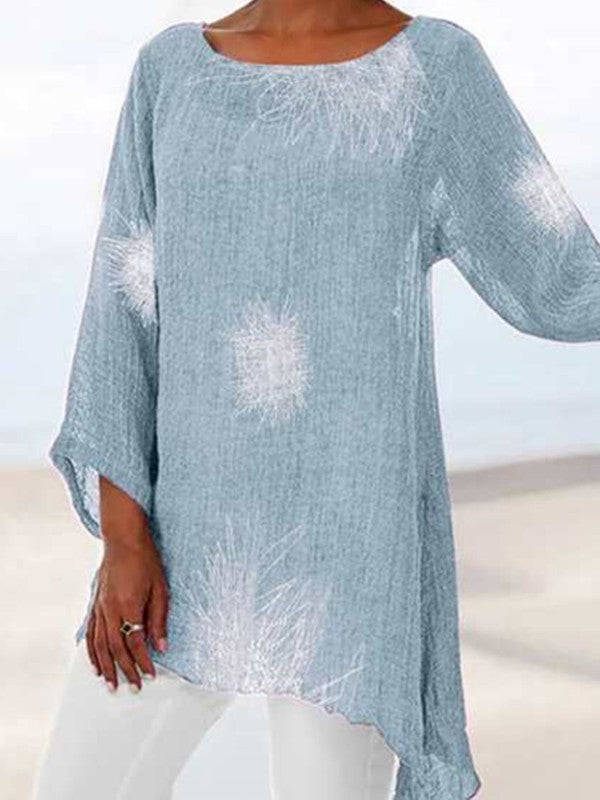 Women Casual Simple Printed Top