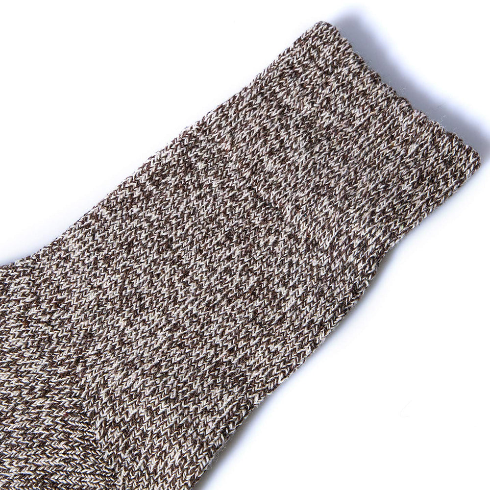 Winter Womens Vintage Soft Warm Thick Knit Wool Crew Socks 5 pairs