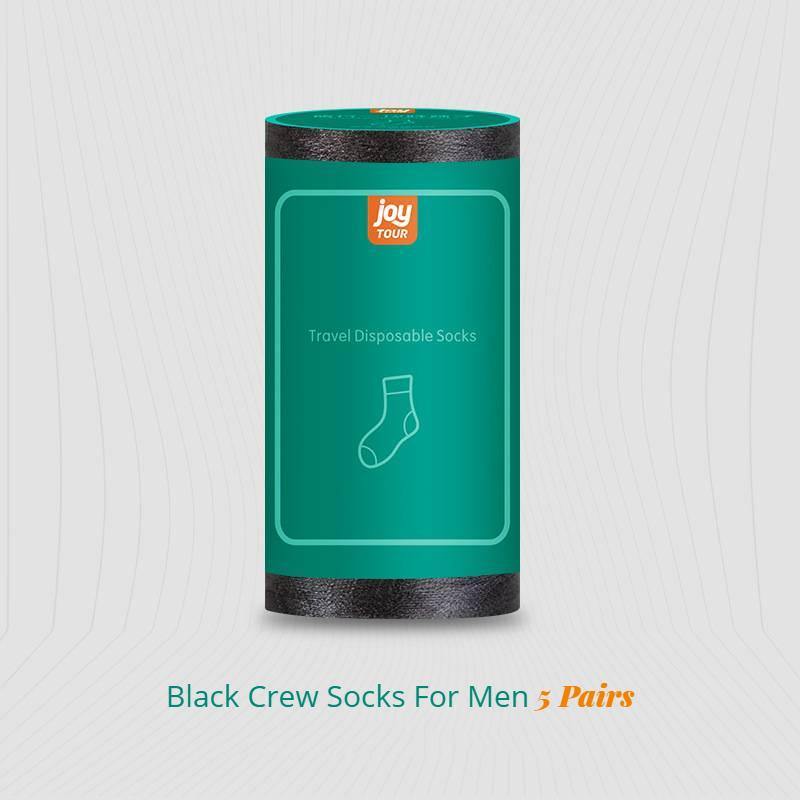 Travel Disposable Compression Cotton Breathable socks For Men&Women 5 Pairs - CHALIER