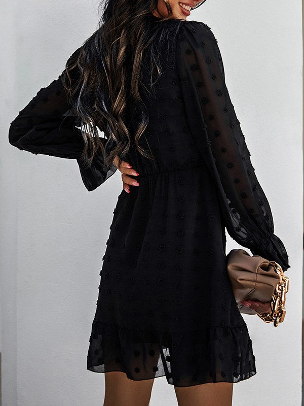 Women's Fashion Dress Design Chiffon Dress