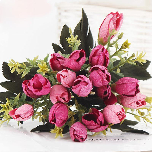 Artificial Flower Beautiful Artificial Tulip Fake Flower Living Room Wedding Decoration - CHALIER