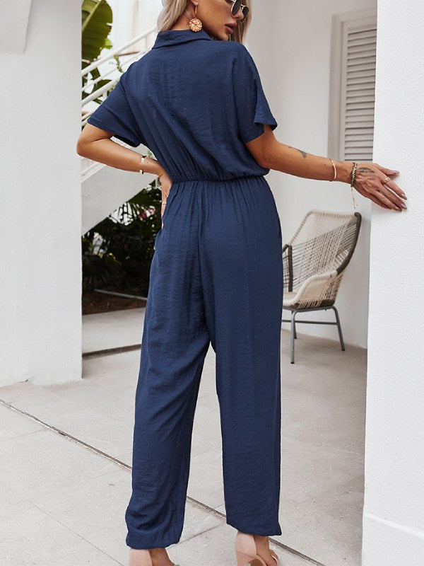 Women's Fashion Jumpsuit Casual Siamese Trousers