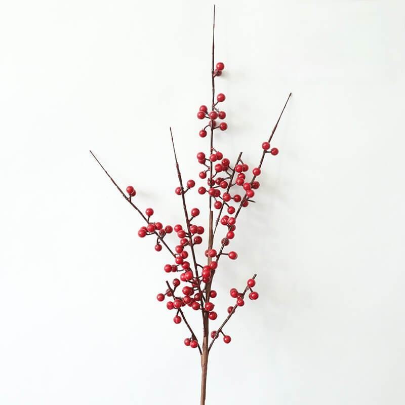 Artificial Holly Artistic Fake Holly Branches For Home Office Art Decoration - CHALIER