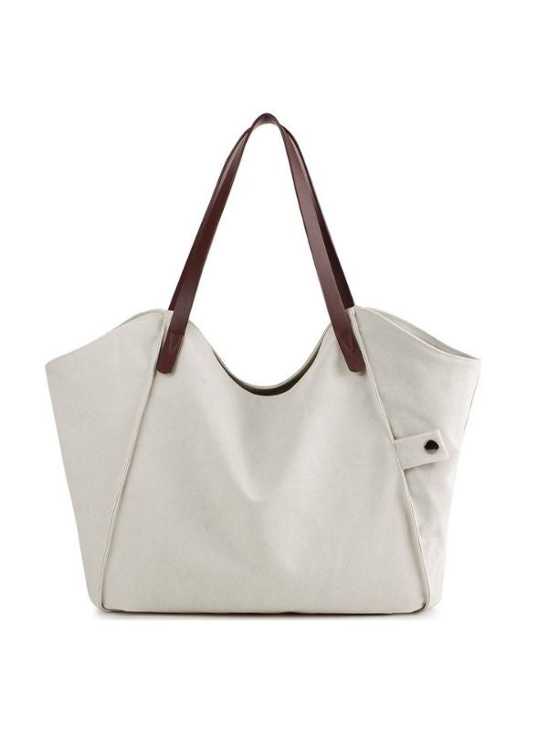 Durable Canvas Handbag Casual Large Capacity Shoulder Bag