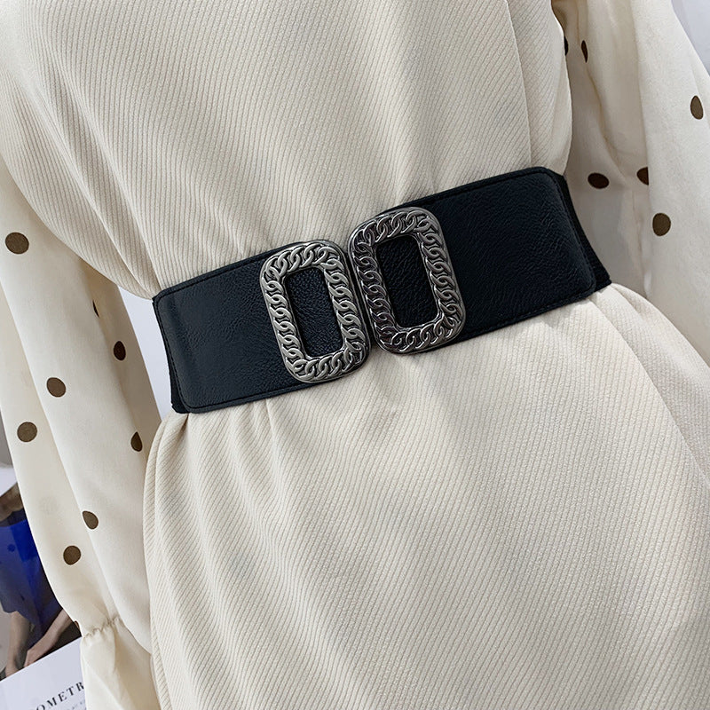 Women Design Fashion Dress Belt Elastic Cool Belt