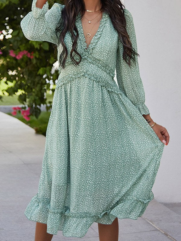 Women's Fashion Dress Hot Tunic Polka Dot Skirt