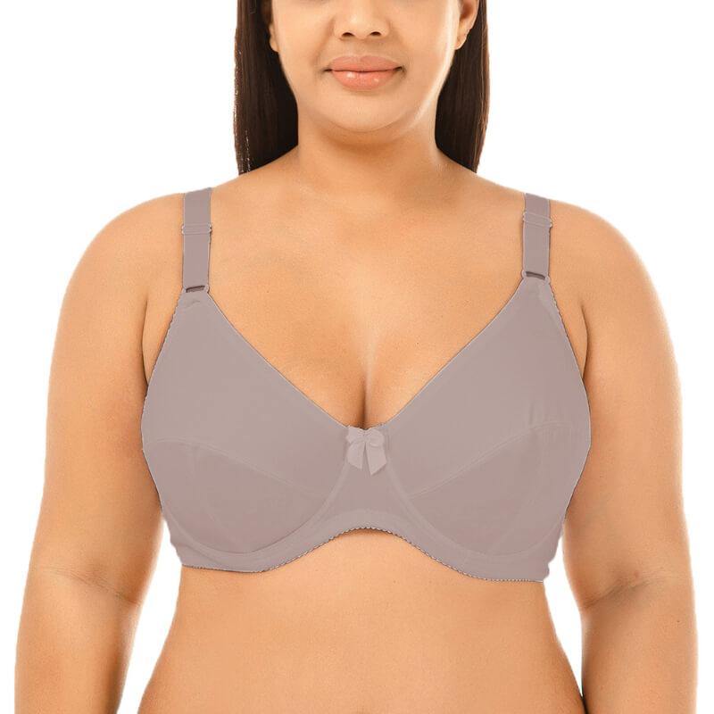 Womens Plus Size Padded Sexy Comfort Full Coverage Push Up Bra - CHALIER