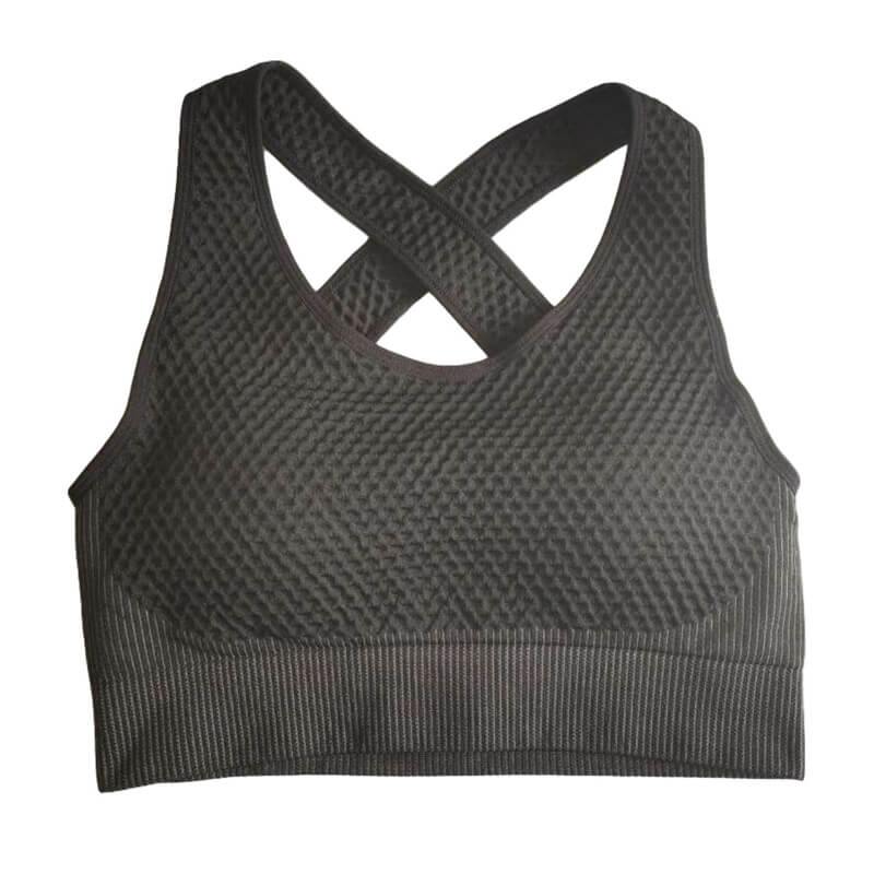 Women Running Sports Bra Beauty Back Criss Cross Sports Bra - CHALIER