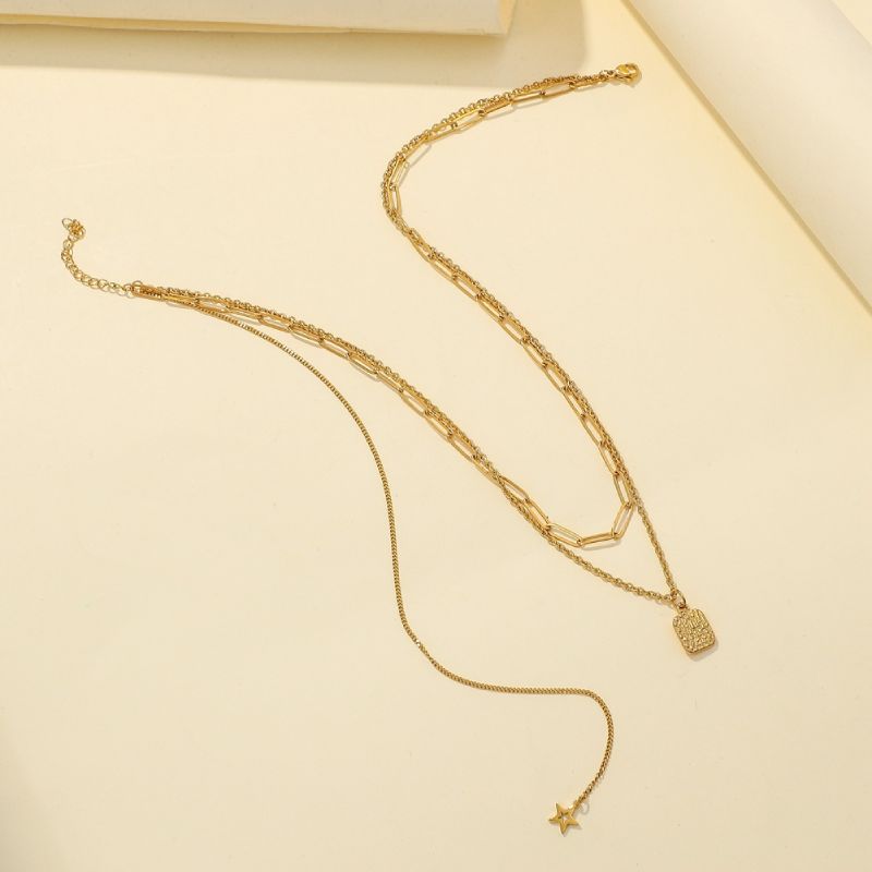 Female Hot Necklaces Women Gold Choker Long Design Jewelry