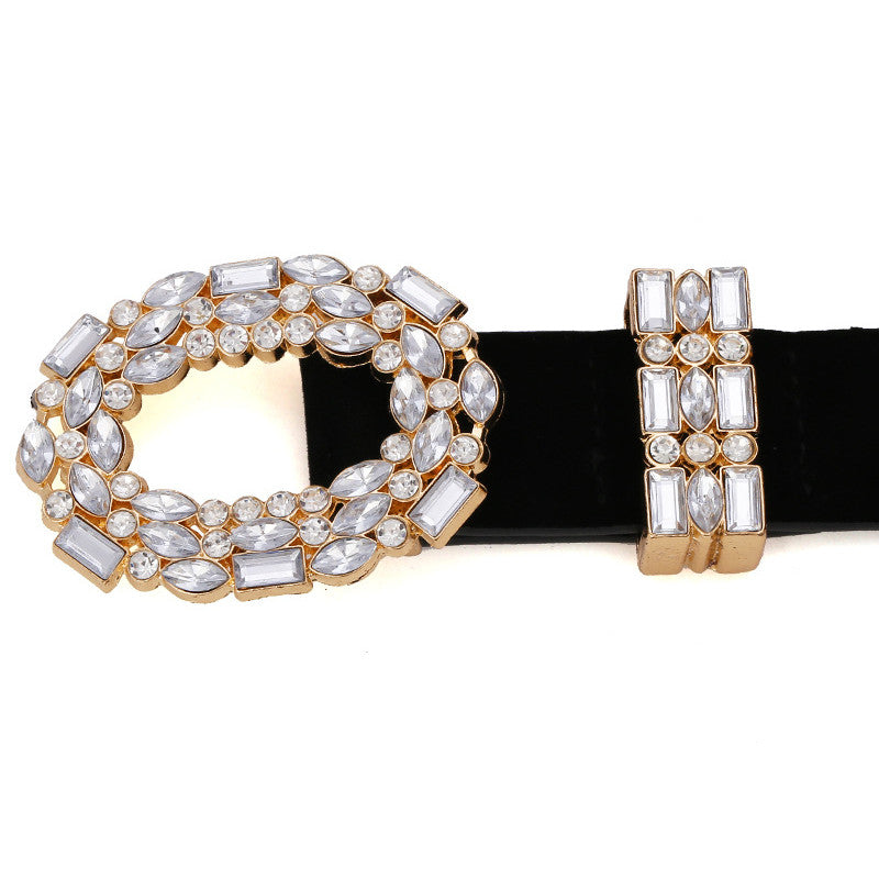 Women Design Dress Belt Fashion Circle Metal Belt