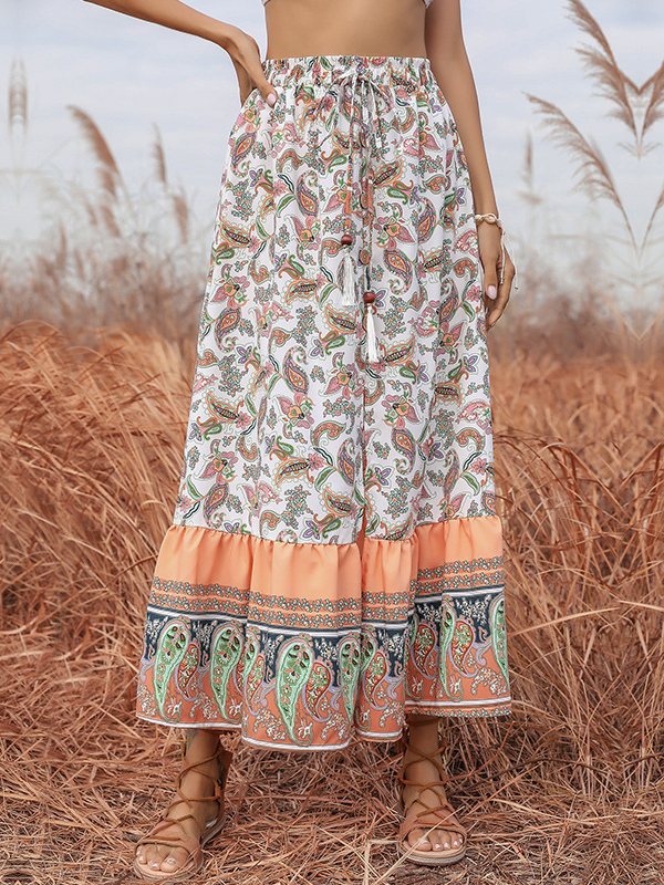 Women's Fashion Skirt Design Bohemia Skirt