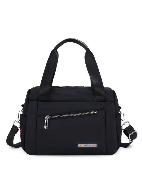 Women Solid Simple Oxford Fabric Shoulder Messenger Handbag