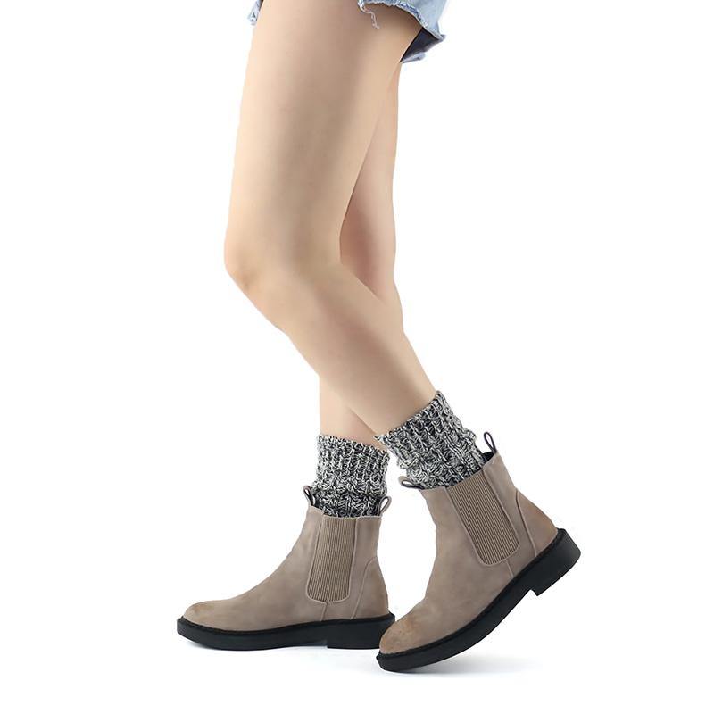 Mens Crew Wool Socks Premium Winter Warm Thick Hosiery Snow Boot Ladies/Male 3 Pairs Pack Socks - CHALIER