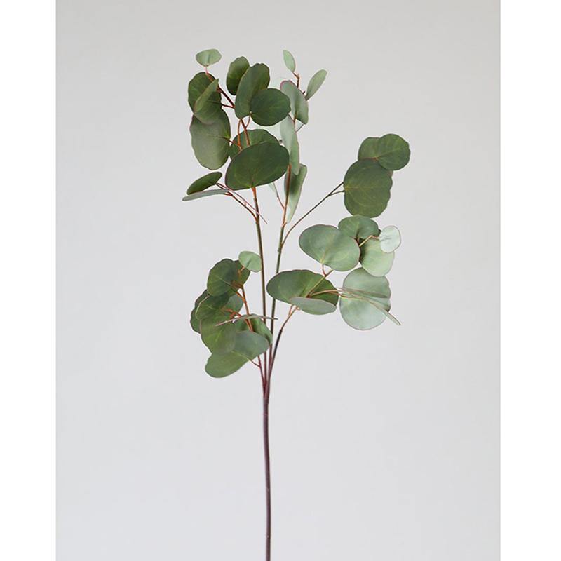 Artificial Eucalyptus Garland Long Silver Dollar Foliage Plants Greenery Fake Plastic  Eucalyptus Decoration - CHALIER