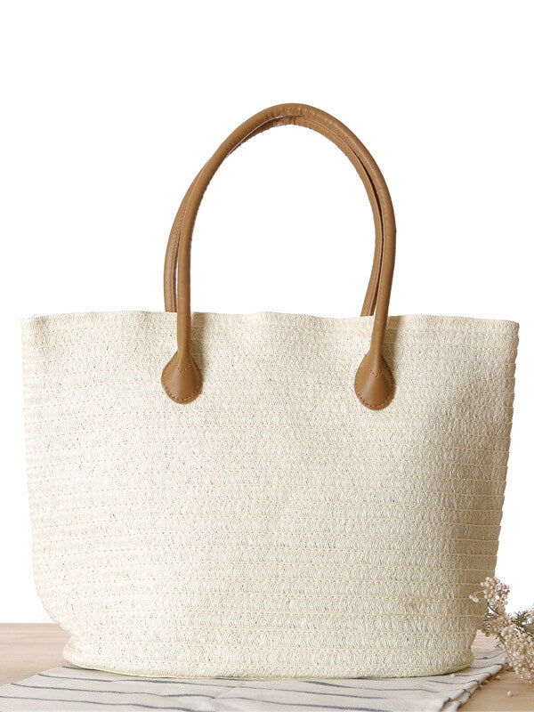 Women Woven Straw Handbags Straw Beach Woven Handbag