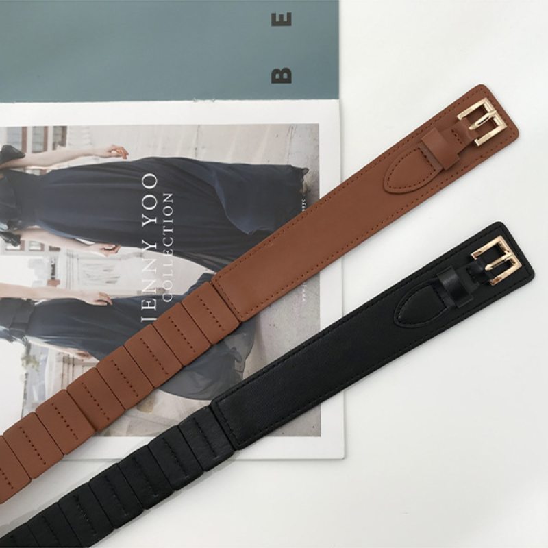 Women Design Dress Belt Elastic Belt