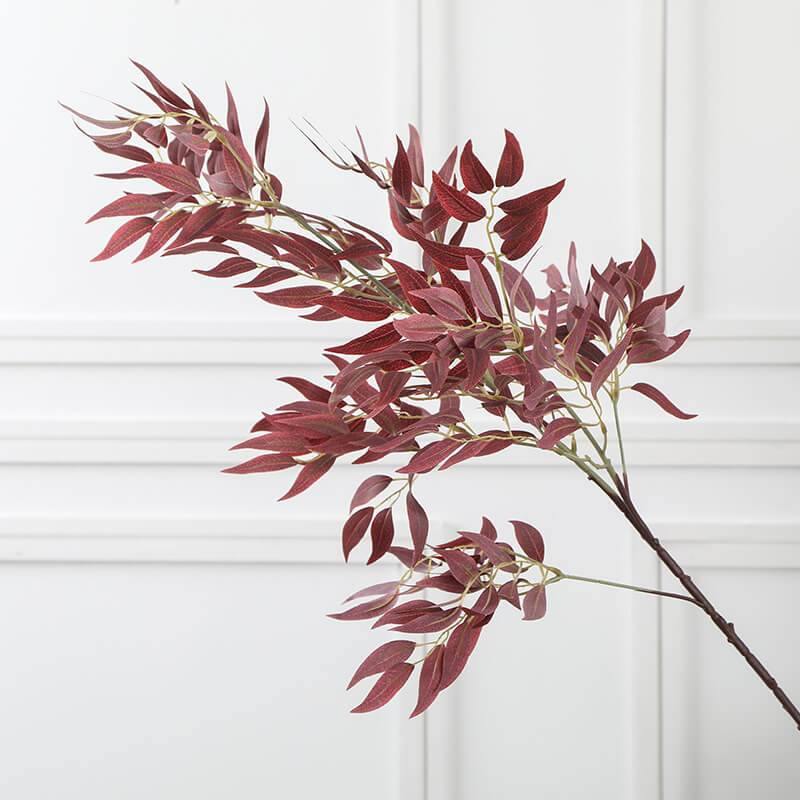 Artificial Willow Bouquet Fake Leaves Fake Plants For Home Christmas Wedding Decoration - CHALIER