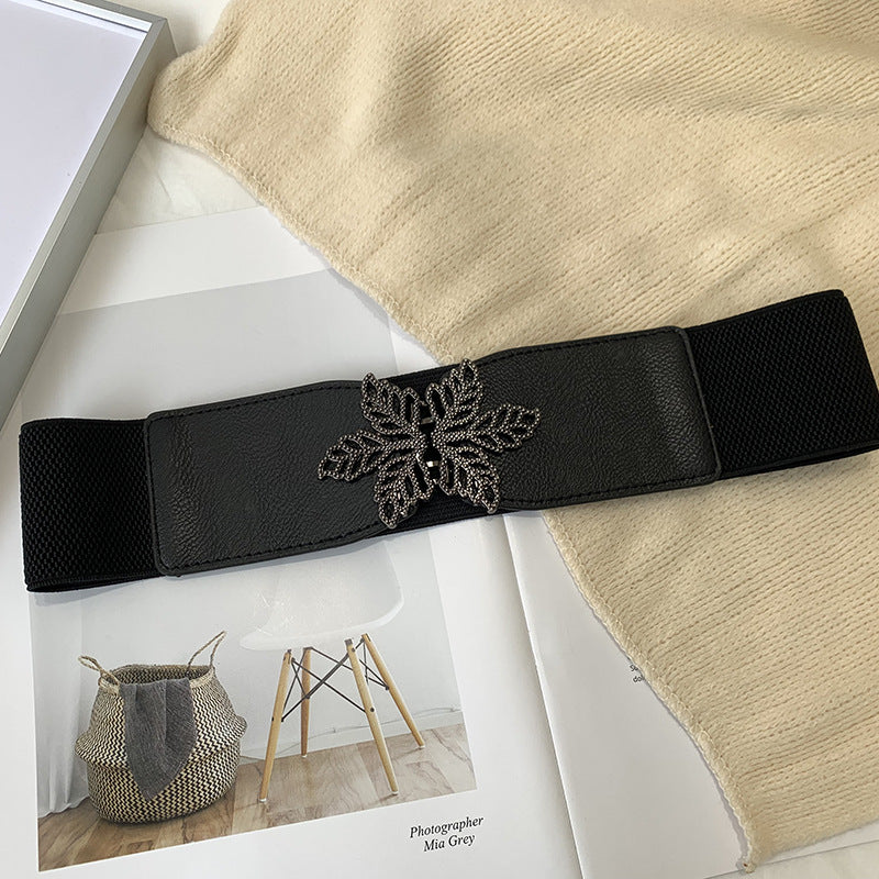 Women Design Fashion Dress Belt Elastic Belt
