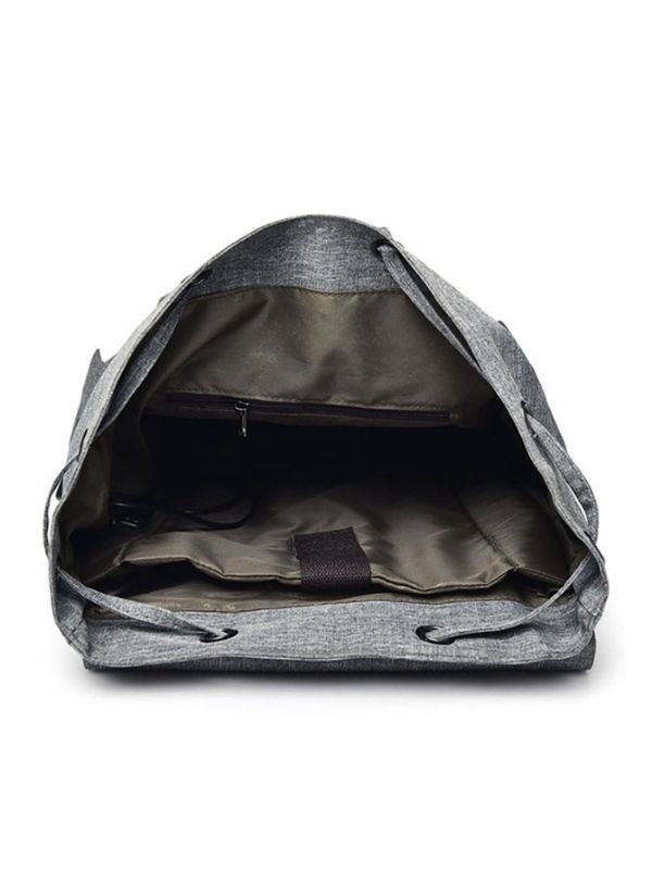 Canvas Backpack Casual USB Interface Charging Backpack