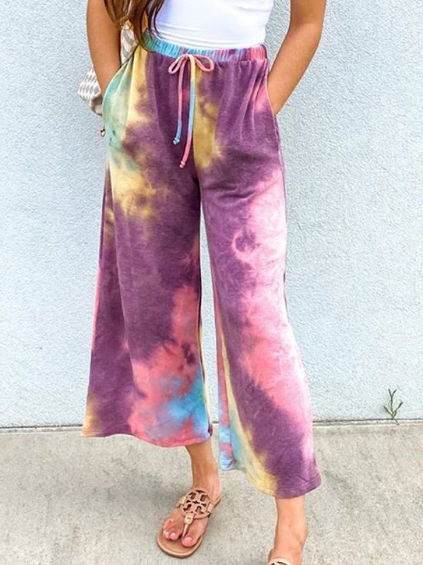 Women's Casual Long Fashion Tie-Dye Loose Pants