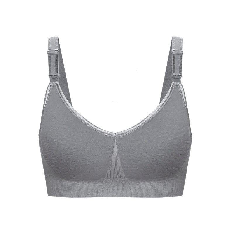 Women Seamless Nursing Bra Wirefree Breastfeeding Maternity Bra - CHALIER