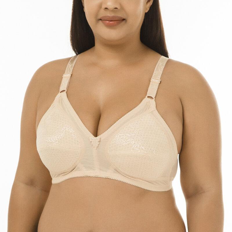 Womens Plus Size Padded Sexy Full Coverage Push Up Comfort Bra - CHALIER