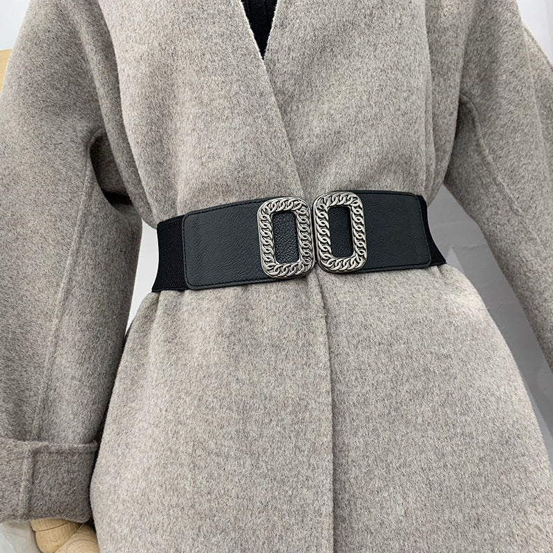 Women Design Fashion Dress Belt Elastic Cool Belt