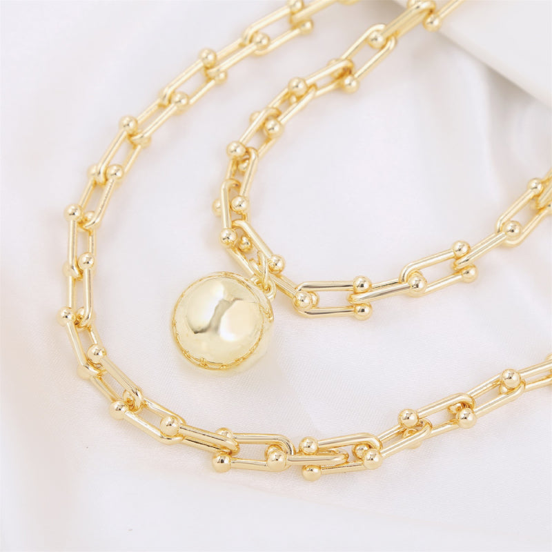 Female Layered Necklaces Women Gold Design Fashionable Choker
