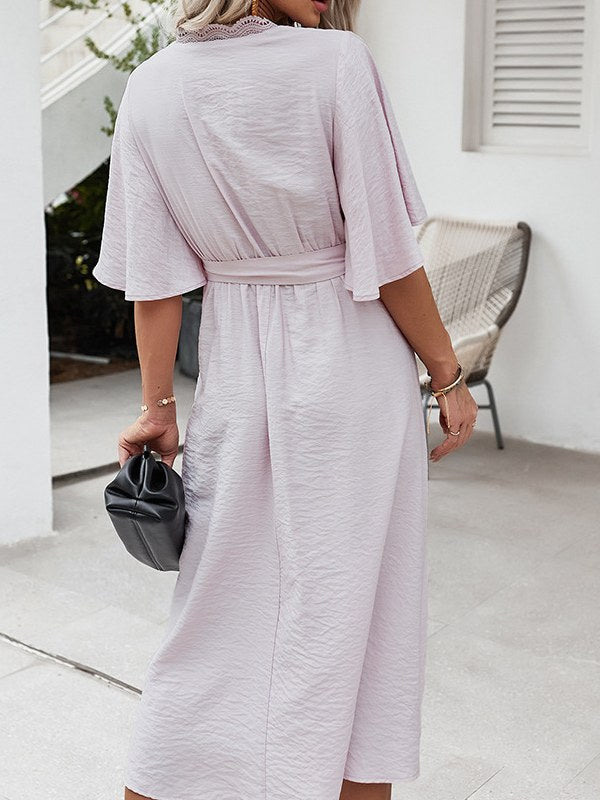 Women's Fashion Dress Hot V Neck Skirt