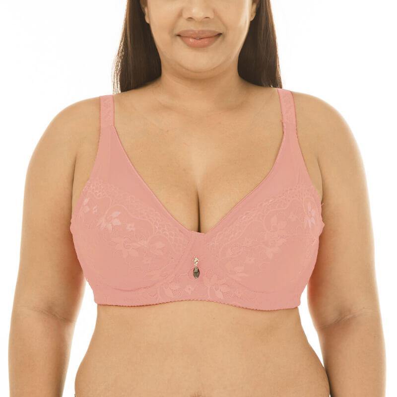 Womens Plus Size Summer Thin Ultimate Lift and Support Fashion Bra - CHALIER