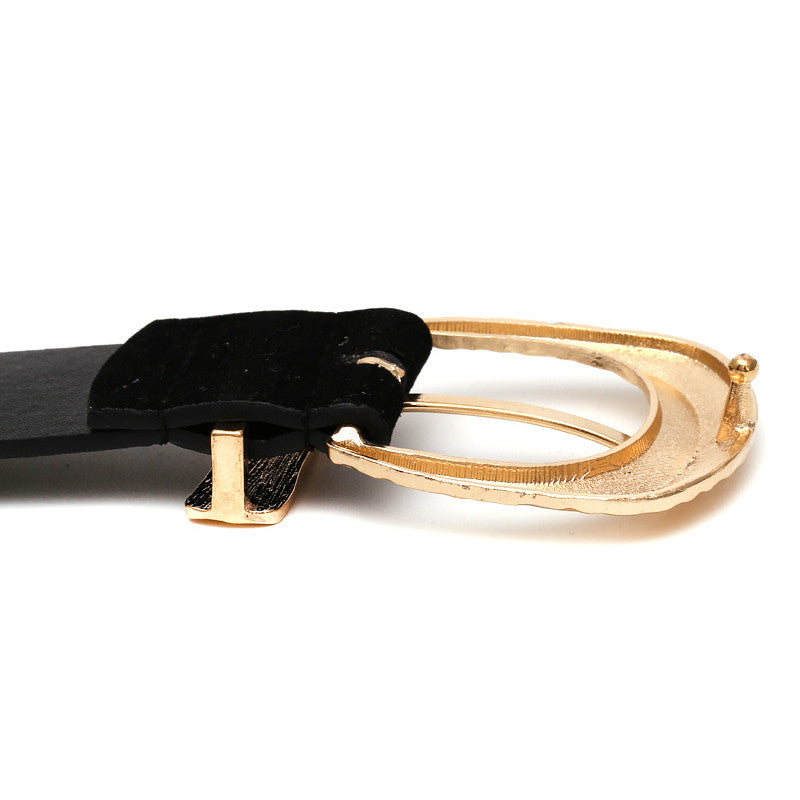 Women Design Dress Belt Fashion Gold Metal Belt