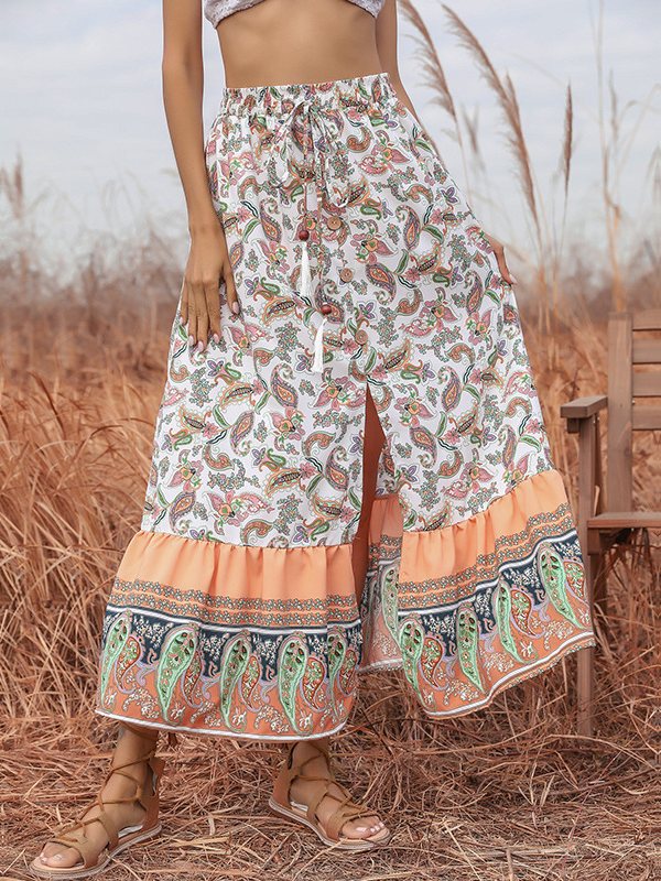 Women's Fashion Skirt Design Bohemia Skirt