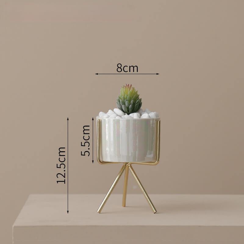 Artificial Potted Plant Fake Succulents For Home And Office Decoration - CHALIER