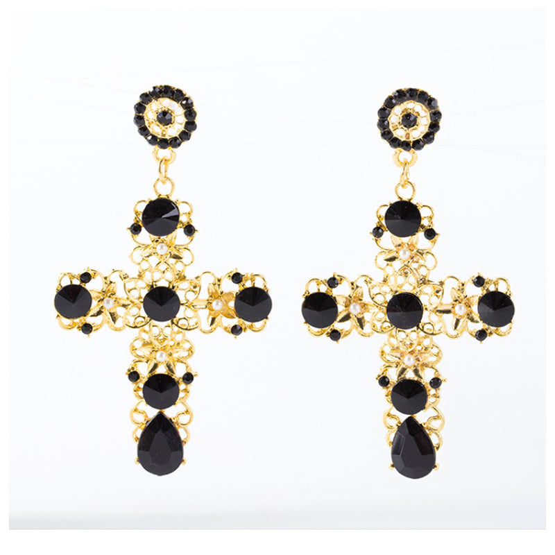 Female Cool Earrings Women Crux Drop Earrings