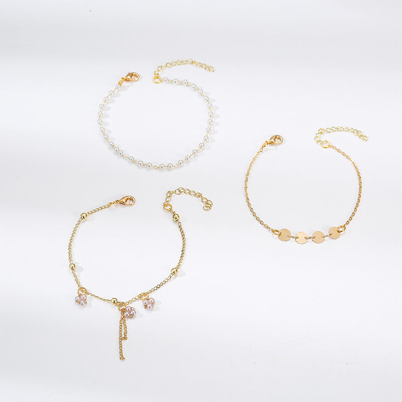 Female Design Bracelets Women Gold Jewelry Set