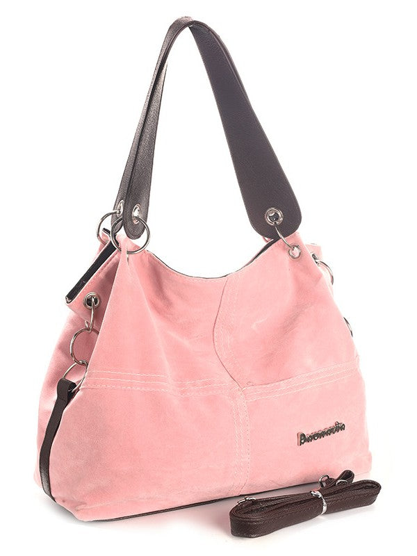 Women's Solid Flannel Handbags