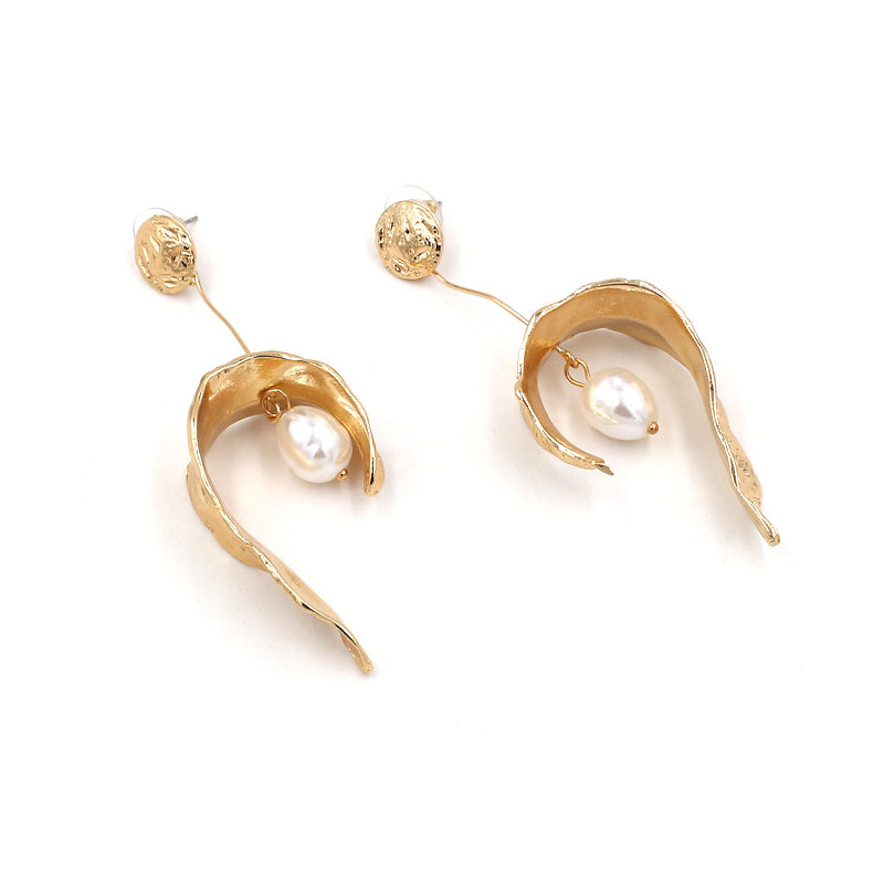 Female Hot Earrings Women Design Metal Heart Drop  Earrings