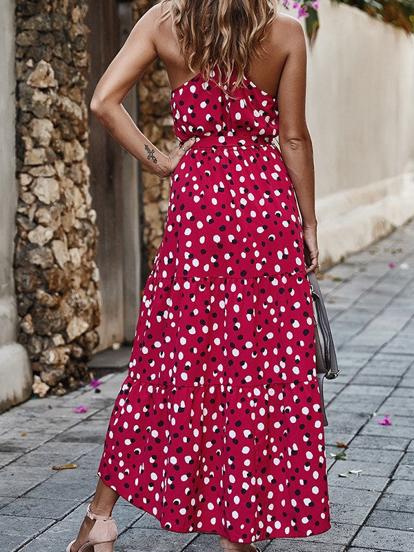 Women's Fashion Dress Design Polka Dots Skirt