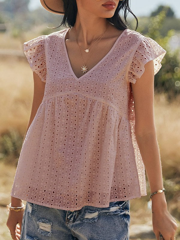 Women's Fashion Top Carved Tank Top