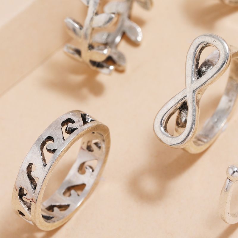 Female Design Rings Woman Bohemia Jewelry Set