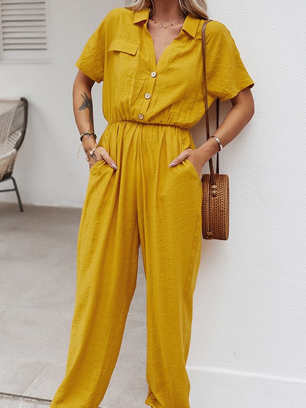 Women's Fashion Jumpsuit Casual Siamese Trousers