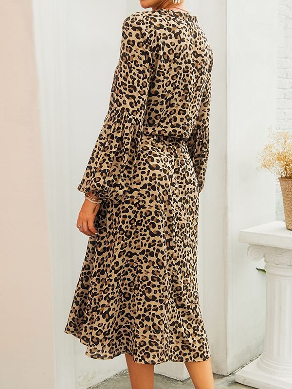 Women's Fashion Dress Hot Leopard Skirt