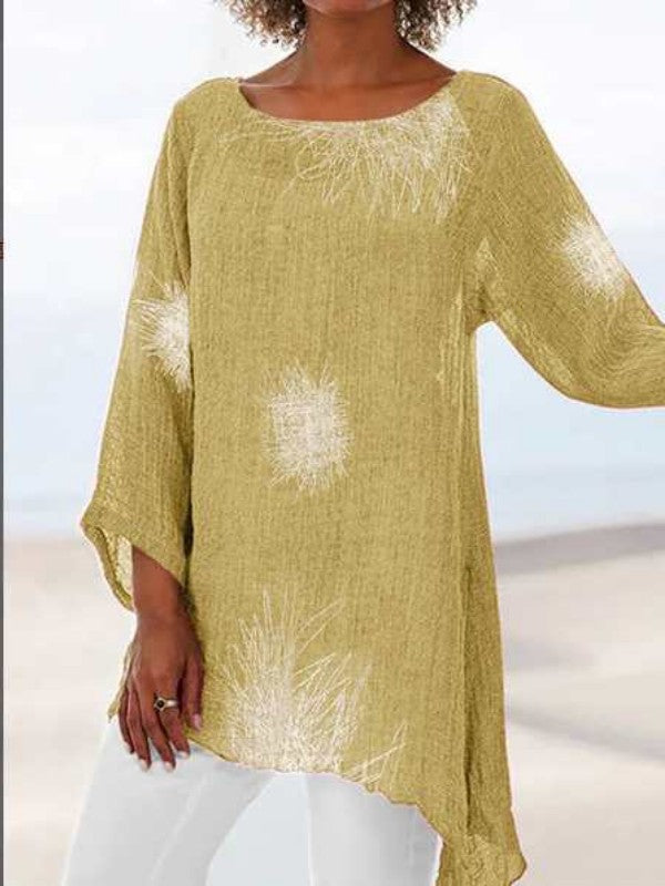 Women Casual Simple Printed Top