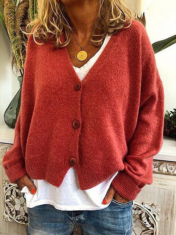 Women Casual Tops Sweater Cardigan - CHALIER