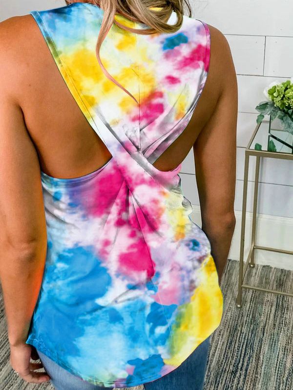 Women's Fashion Top Casual Hot Colorful Tank