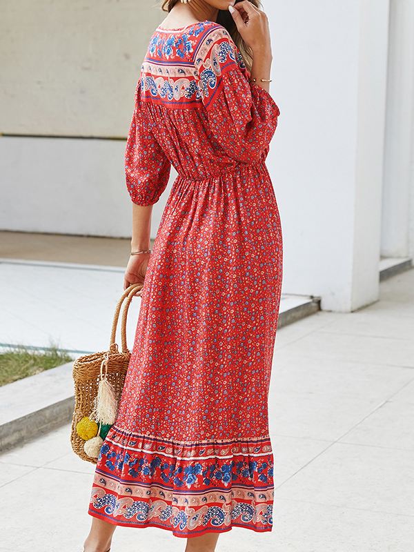 Women's Fashion Dress Design Bohemia Skirt