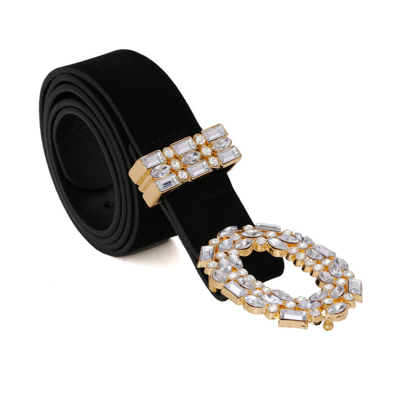 Women Design Dress Belt Fashion Circle Metal Belt