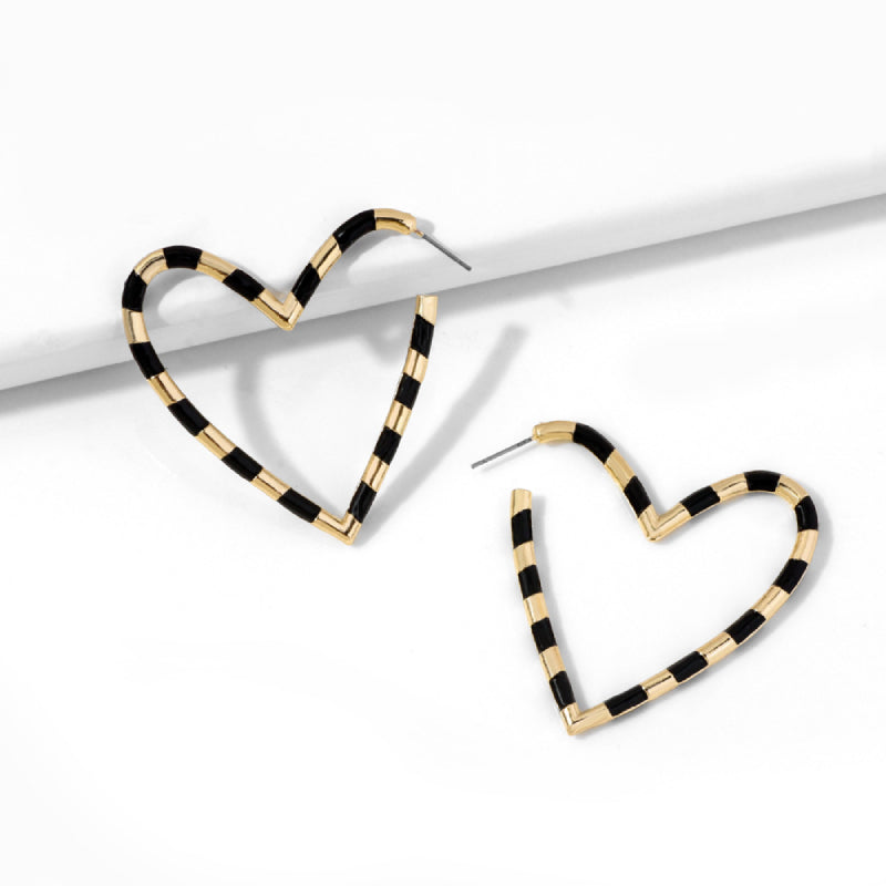 Female Design Earrings Women Heart Drop Earrings