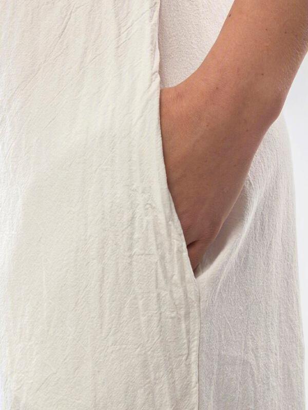 Chalier Plus Size V Neck Solid Sleeveless Beach Resort Jumpsuits Rompers - CHALIER