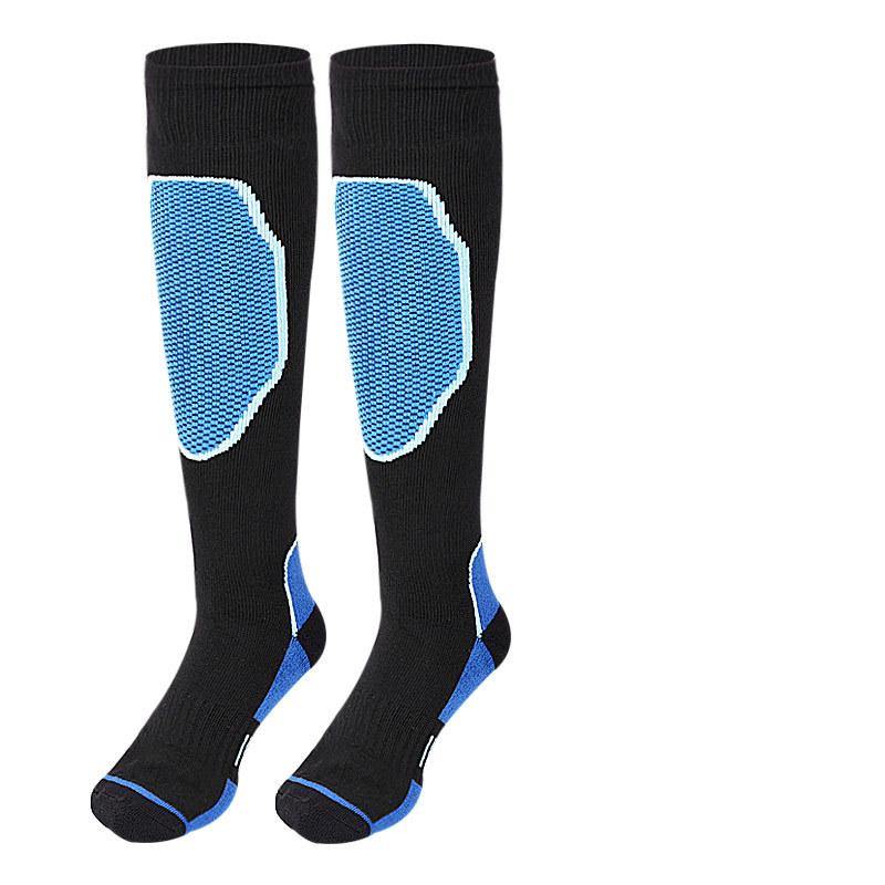 Thick Ski Socks Outdoor Sports Mountaineering Non-Slip Knee-Height Breathable Warm Socks - CHALIER